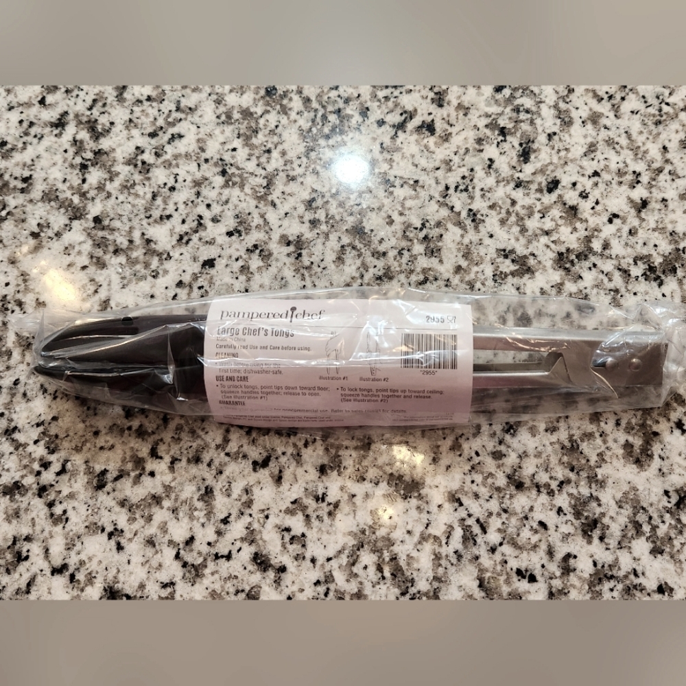 NEW Pampered Chef large tongs